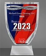 2023 Best of Miami Shores Hall of Fame Crystal Award